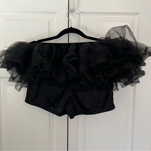 Costumes USA Black TuTu and Shorts Size S